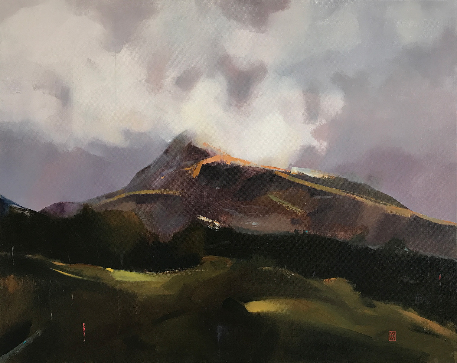 Moel Siabod, from Capel Curig by Martin Williams